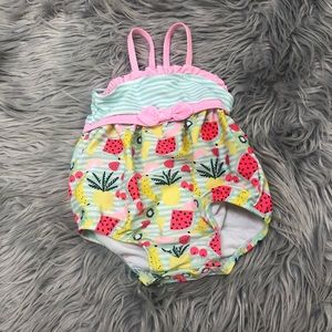 Tropical Fruit One Piece Swimsuit for Baby Girl